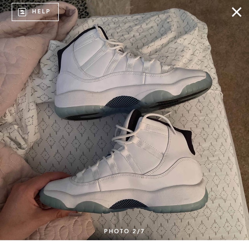 legend blue high top size 6Y